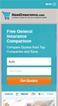 Mobile Screenshot of needinsurance.com